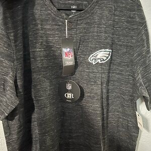 Darius Rucker Philadelphia Eagles NFL Men's Black Henley Shirt